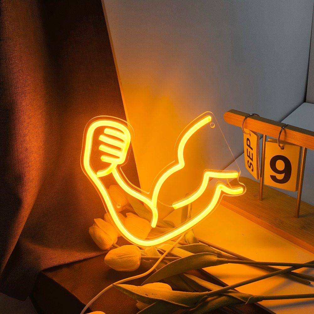 Home Gym Multi Station - Fitness Motivation Light - Muscle Neon