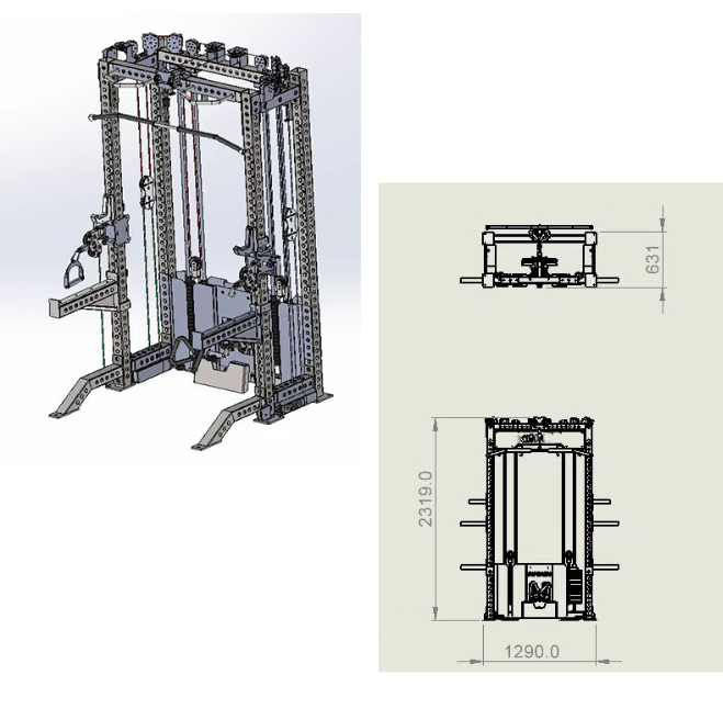 Strength Fitness Equipment 4-p - Home Gym Multi Station 评论和价格