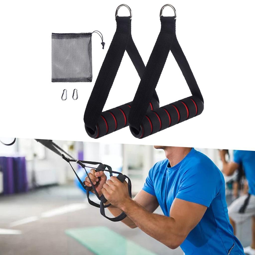 2x Exercise Handles Working Ou - Home Gym Pulley System 评论和价格