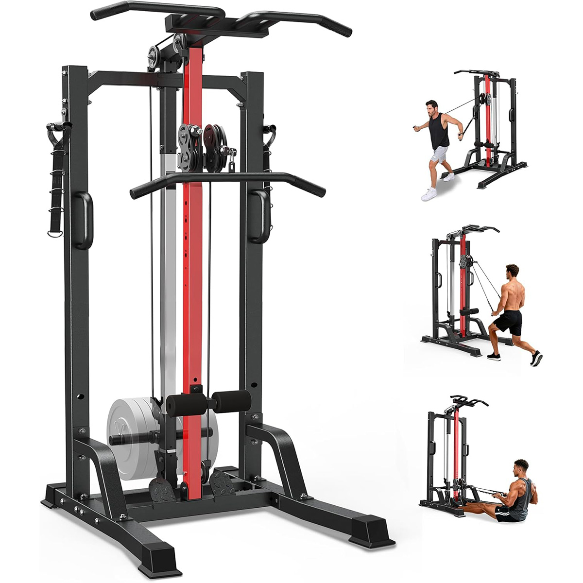 Pooboo Home Gym Machine - High - Home Gym Lat Pulldown 评论和价格
