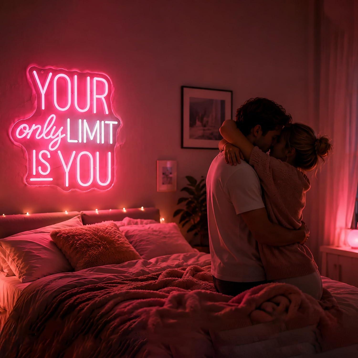Your Only Limit Is You Neon Si - Home Gym Neon Sign 评论和价格