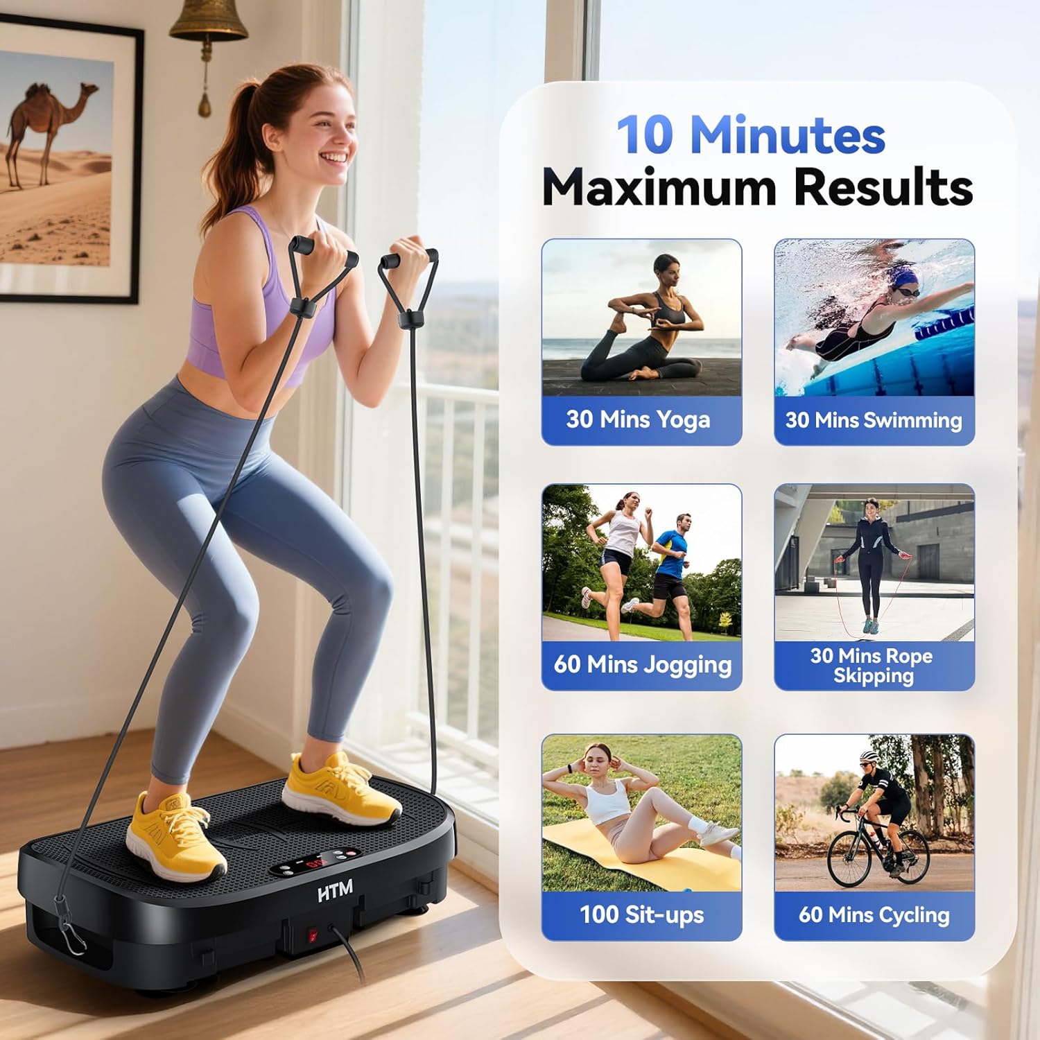 Vibration Plate Fat Burning Fi - Home Gym Training Program 评论和价格