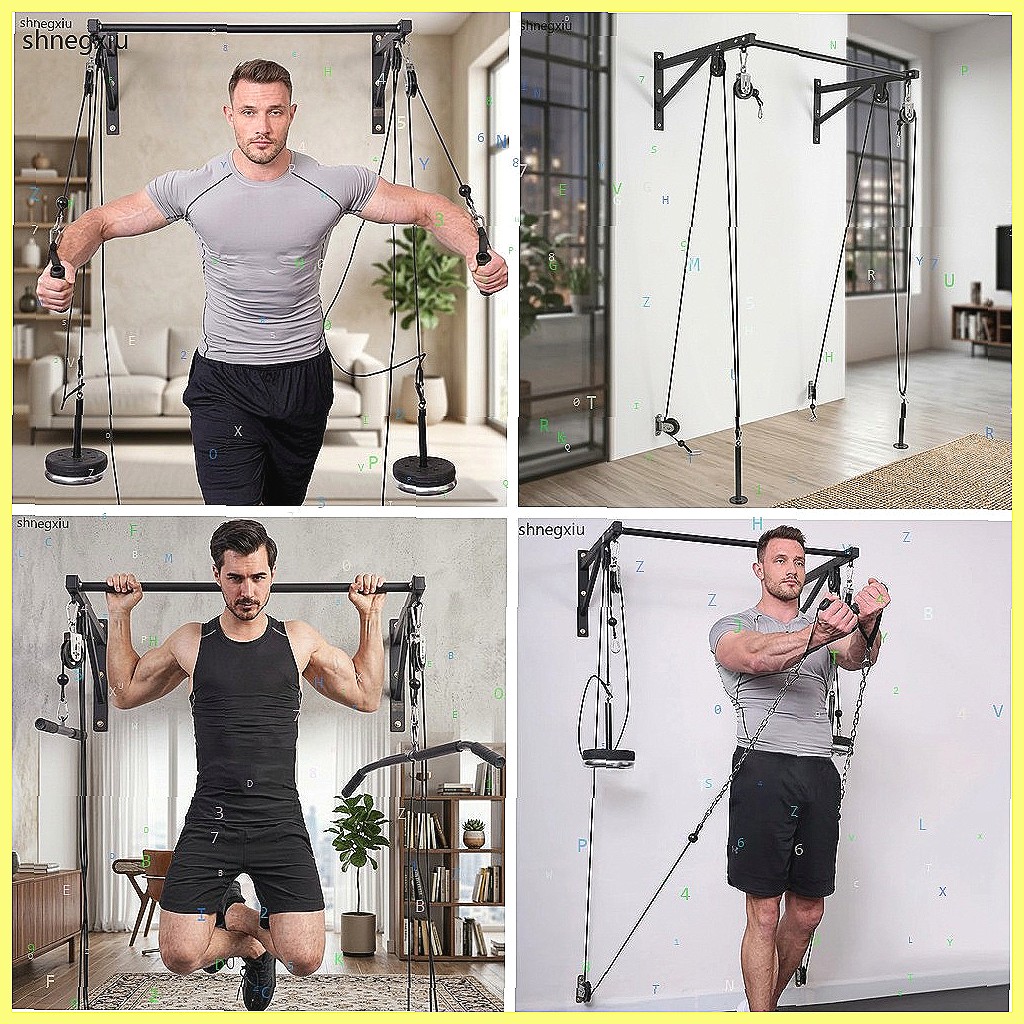 Wall Mounted DIY Fitness Pulle - Home Gym Pulley System 评论和价格