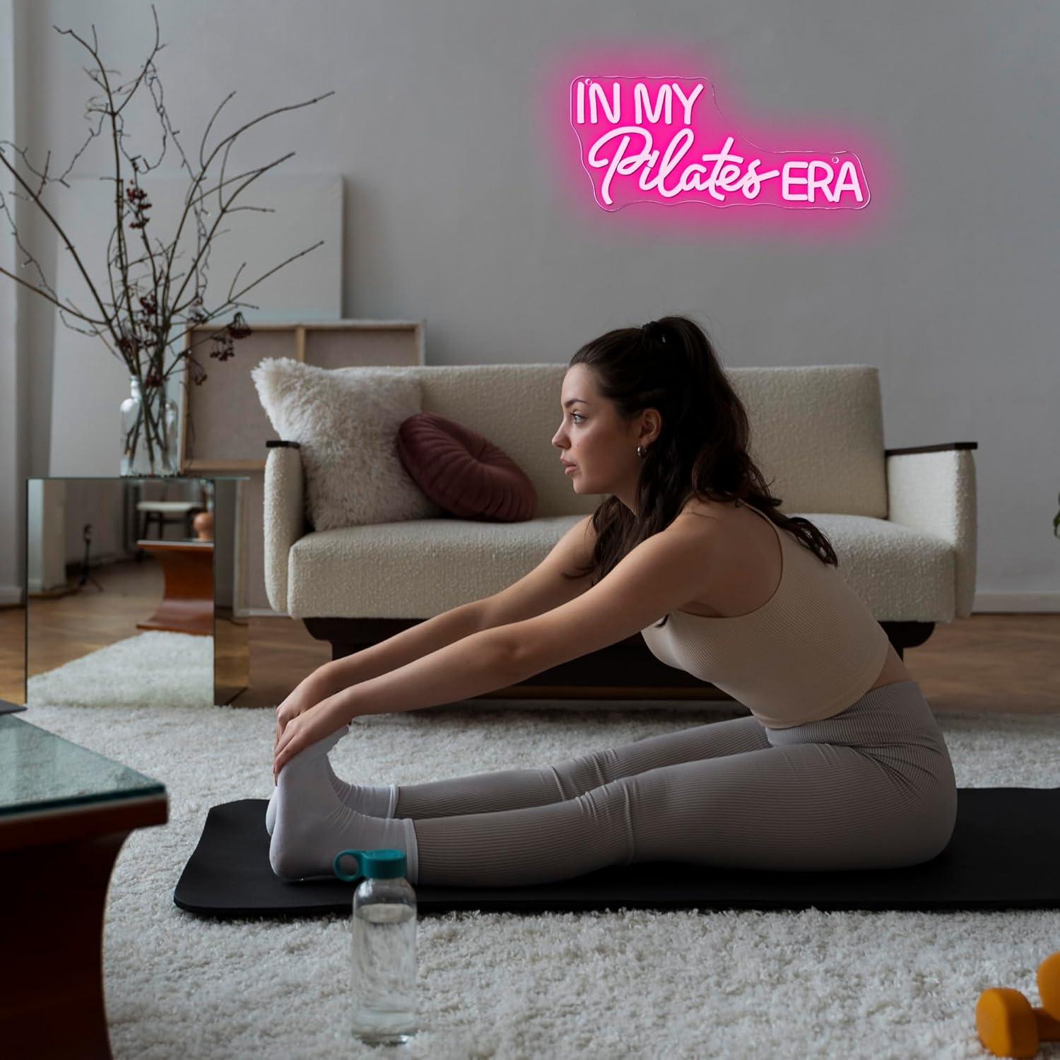 In My Pilates Era Neon Sign Di - Home Gym Neon Sign 评论和价格