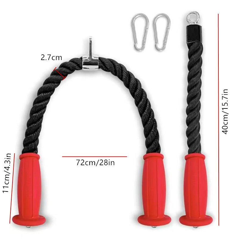 Ergonomic Tricep Ropes Non-Sli - Home Gym Cable 评论和价格