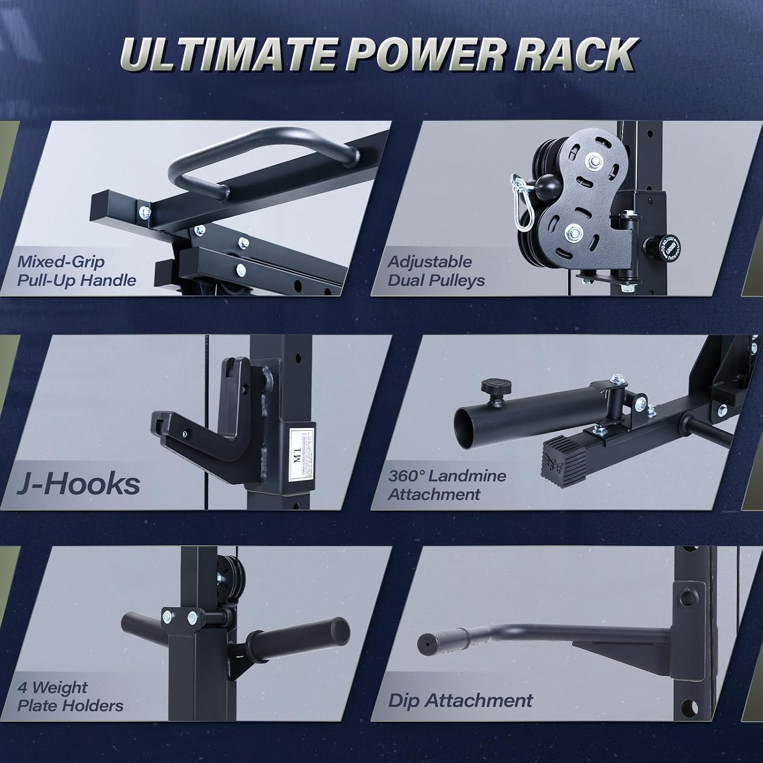 Drone3 Power Rack, 2500lbs Mul - Home Gym Pulley System 评论和价格