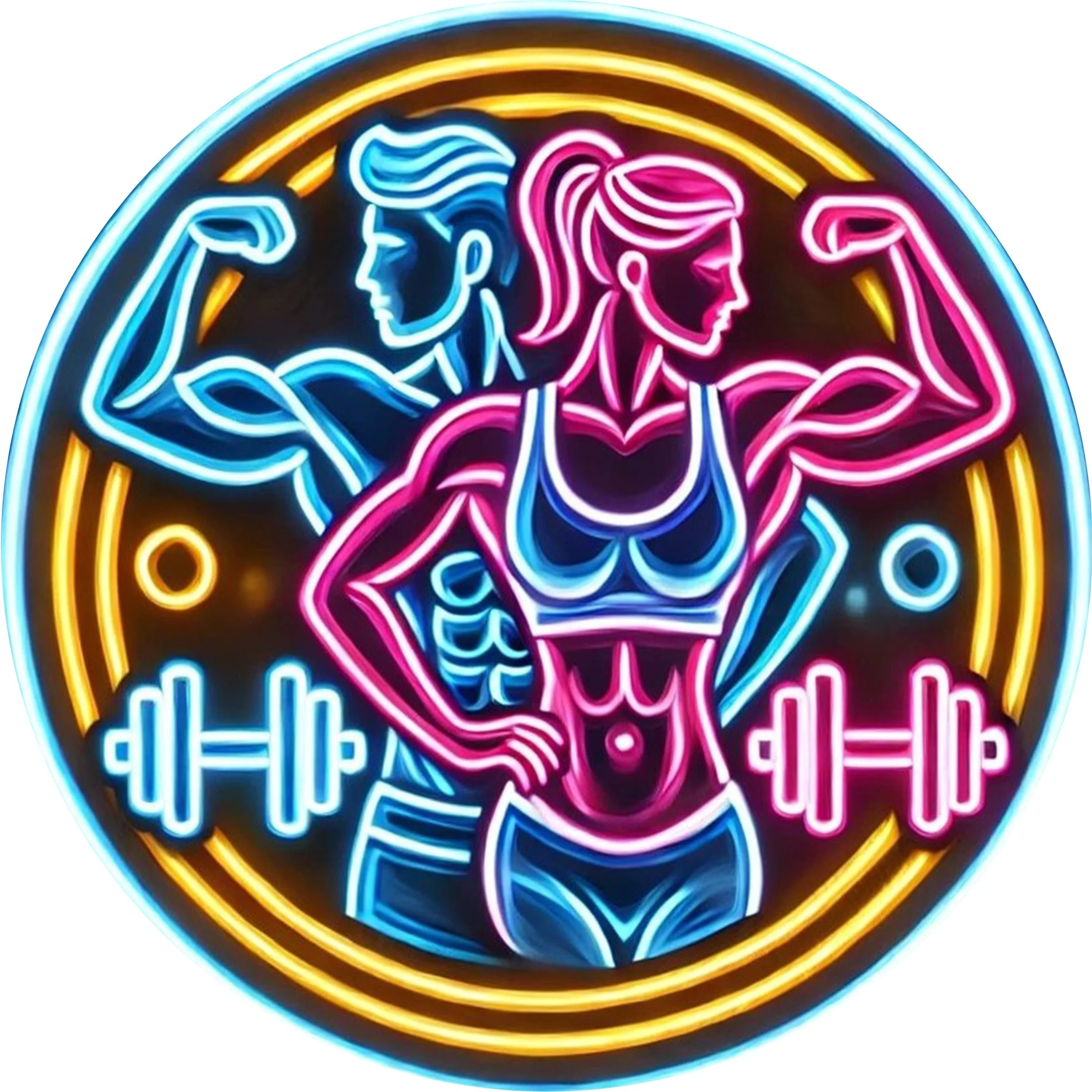 2D Metal Sign Fitness Gym Neon - Home Gym Neon Sign 评论和价格