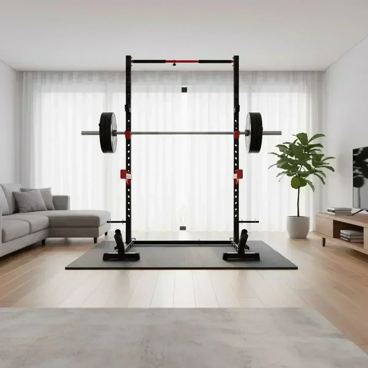 Adjustable Home Gym Squat Rack - Home Gym Power Rack 评论和价格
