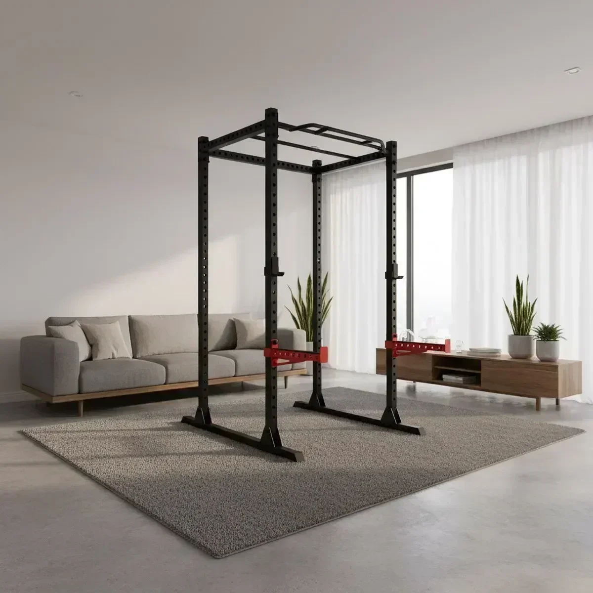 Adjustable Home Gym Squat Rack - Home Gym Power Rack 评论和价格
