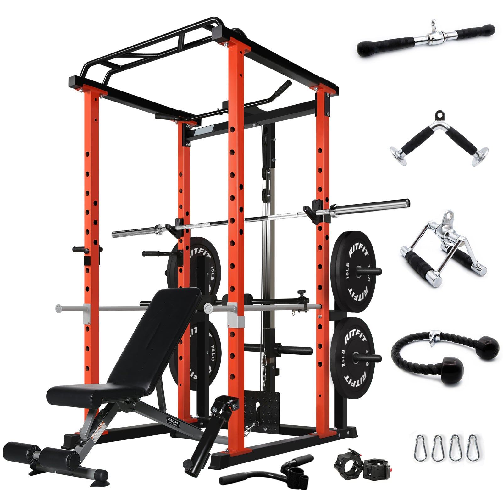 Commercial  Multi-function Pow - Home Gym Power Rack 评论和价格