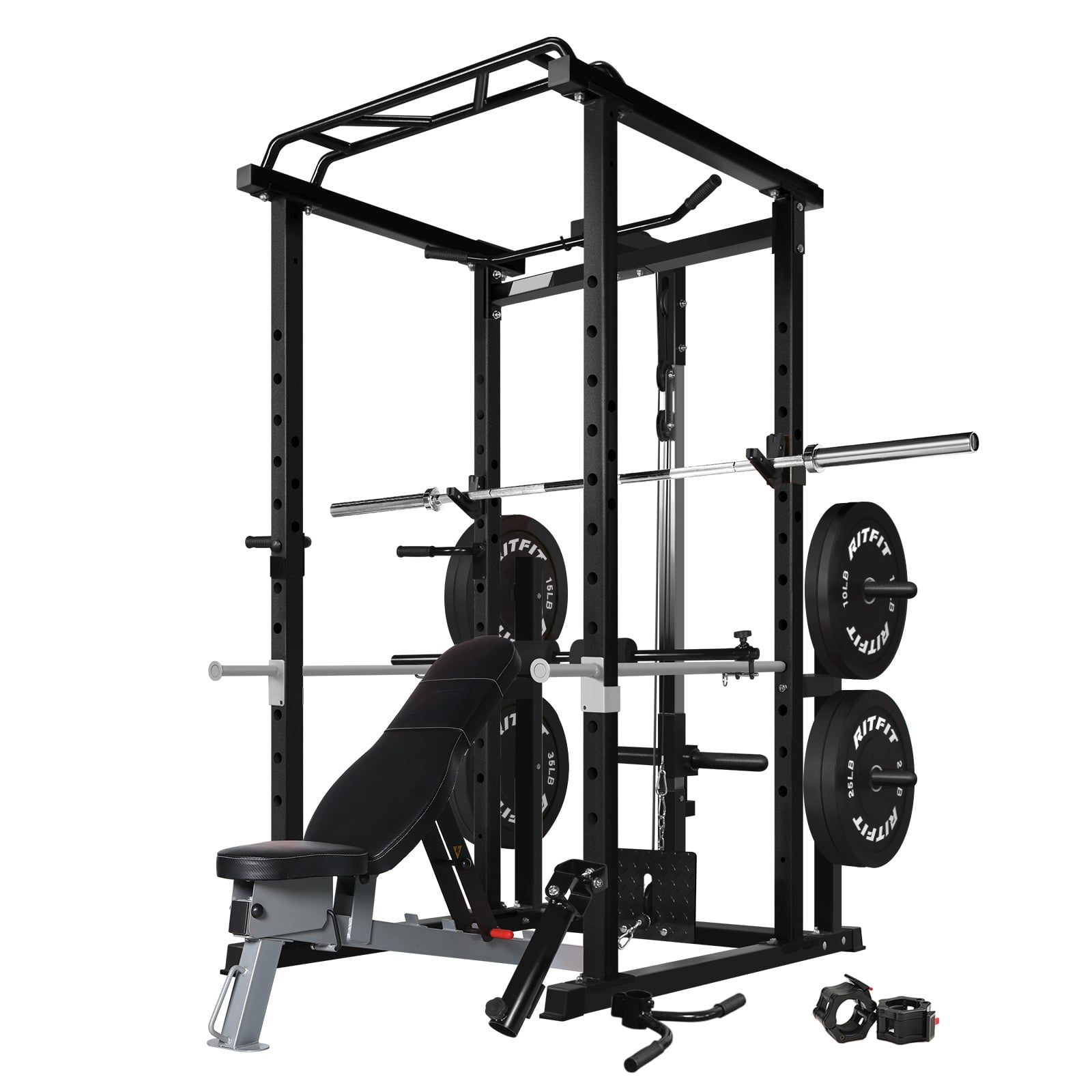 Commercial  Multi-function Pow - Home Gym Power Rack 评论和价格
