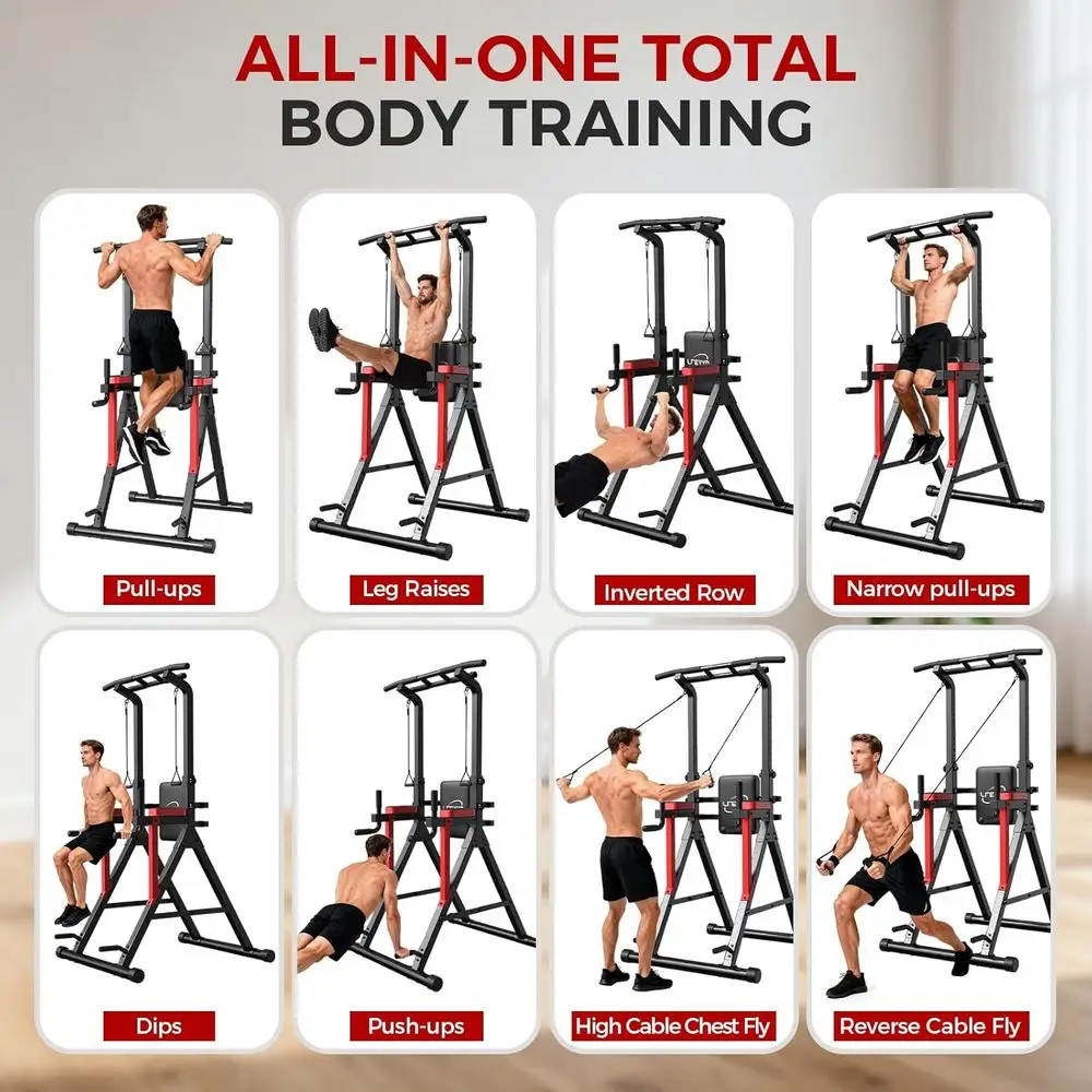 Adjustable Height Dip Station  - Home Gym Multi Station 评论和价格
