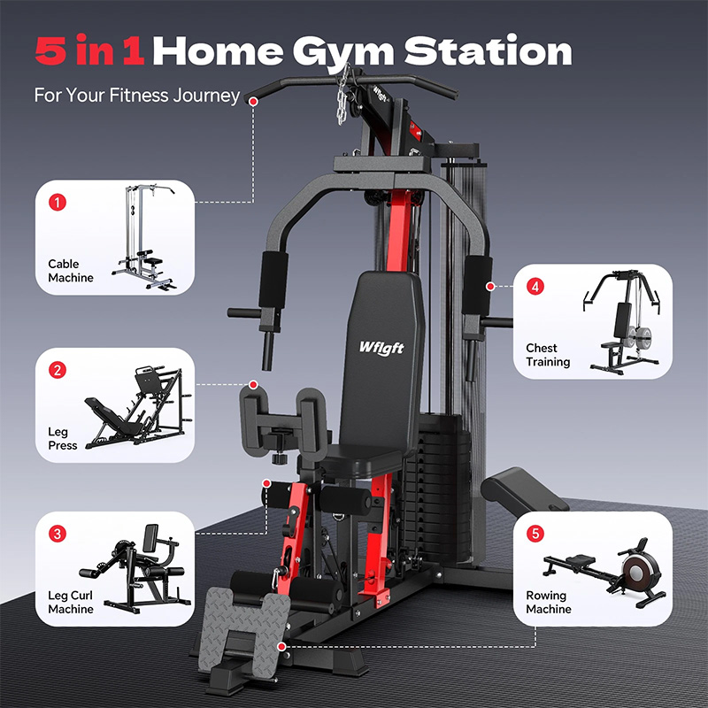 Pooboo Home Gym Workout Equipm - Home Gym Training Program 评论和价格