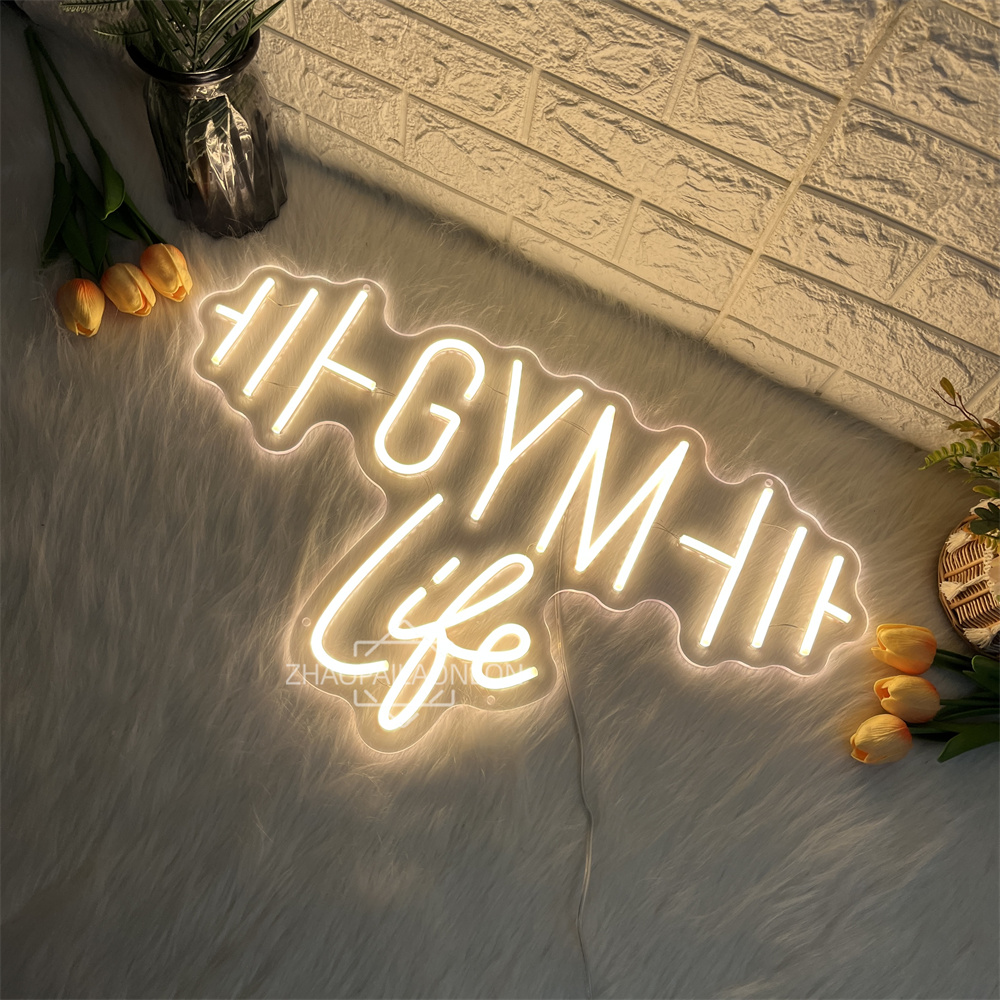 Dumbbell GYM Neon Signs for Wa - Home Gym Neon Sign 评论和价格
